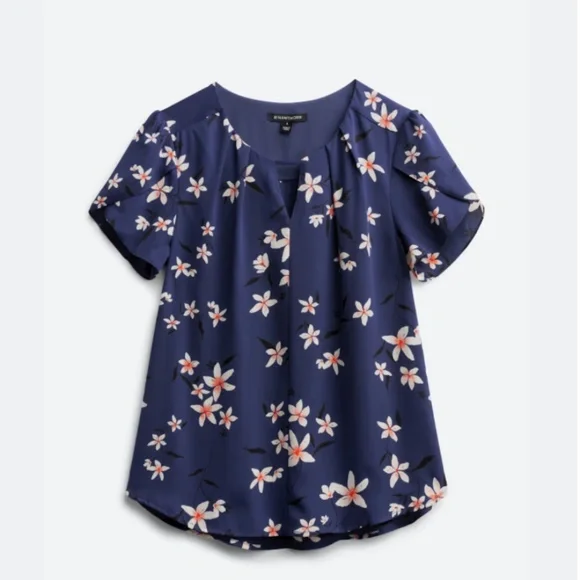 41 Hawthorn Flower Flowy Top! Size M - Picture 1 of 6